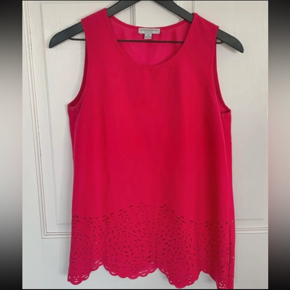 Katherine Barclay Fuchsia Sleeveless Blouse